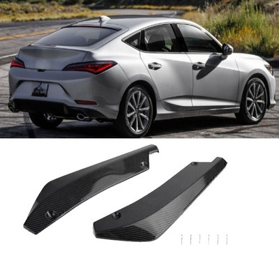 For Acura Integra Type S Rear Bumper Lip Diffuser Splitter Canard Carbon Style