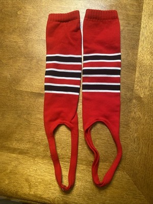 Red, White and Blue Baseball Stirrups Size Large