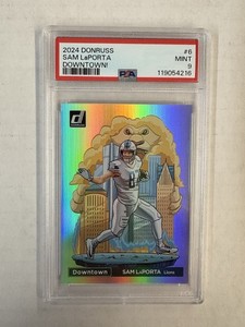 2024 Donruss Sam Laporta Downtown #6 Detroit Lions PSA 9 SP