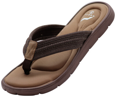 NORTY - Men's Memory Foam Footbed Sandals - Casual for Beach, Pool, Shower