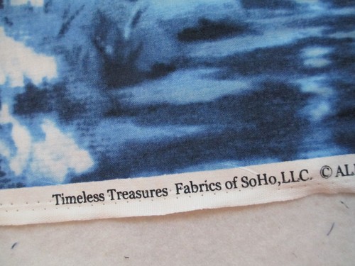 Fabric Timeless Treasure Panel "Silent Night" Stone Church Bridge Deer $10.95 - Picture 7 of 8