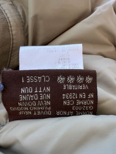 Moncler Women’s Puffer Coat Parka Jacket Beige Size 2 US M Vintage - Picture 9 of 16