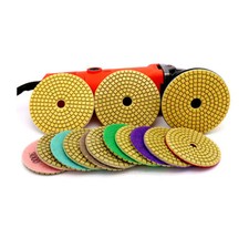 3" 4" Diamond Wet Sanding Disc Mill 50-3000 Grit Polishing Marble Quartz Stone