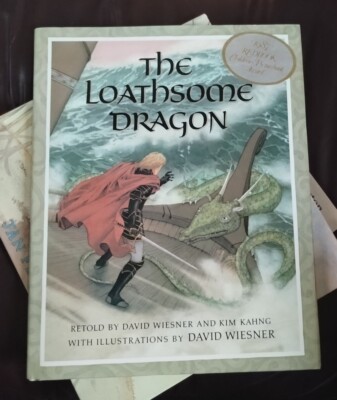 The Loathsome Dragon by David Wiesner (1987 Hardcover) A Reinforced Binding DJ