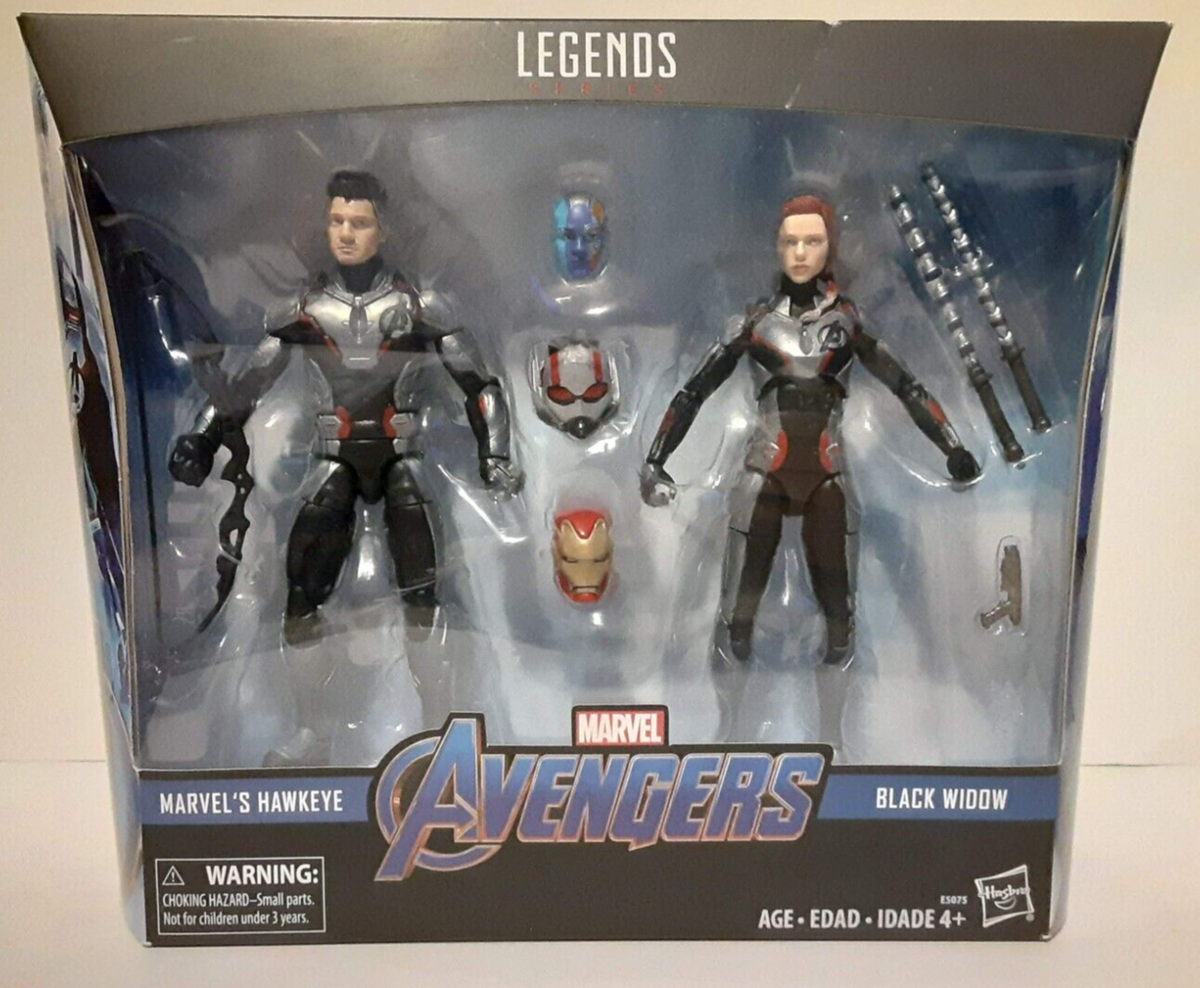 Marvel Legends Avengers Endgame pack Hawkeye Black Widow Target  Exclusive