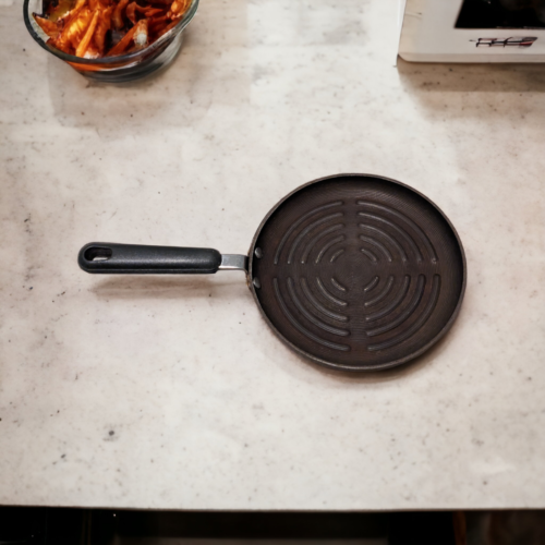 Circulon 8" Pan Non-Stick Hard Anodized Circular Flat Skillet Grill Griddle Pan - Picture 1 of 3