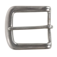 1 3/8" 35 mm Single Prong Solid Brass Horseshoe Belt Buckle