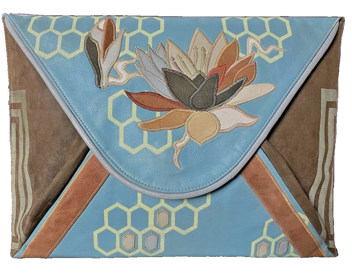 Embrague de cuero Bolsos vintage Multi-Color, Bolsos y estuches