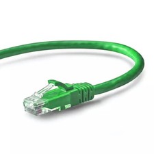 CAT5E Green Ethernet Patch Cable RJ45 550Mhz UTP 3FT- 10FT Multipack