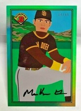 MacKenzie Gore 2021 Topps X 1989 Bowman by Keith Shore Green Refractor #'d 4/89