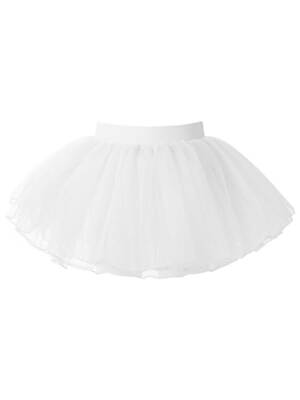 Kids Girls Ballet Tulle Dance Skirt Elastic Waist Layer Tutu Skirts  Dancewear UK