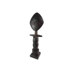 Akua'ba Fertility Doll with Custom Stand Ghana