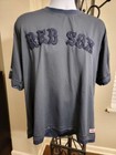 BOSTON RED SOX Stitches Grey Pullover Short Sleeve Shirt Adult Size XL Preowned — photo 2