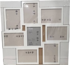 IKEA VÄXBO Weiß Collage-Rahmen 8 Fotos 13x18cm Bilderrahmen Fotorahmen Bilder