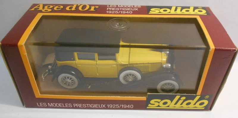 Solido 1/43 Scale Metal Model - SO228 CORD L 29 55 DARK YELLOW - Image 2 of 2