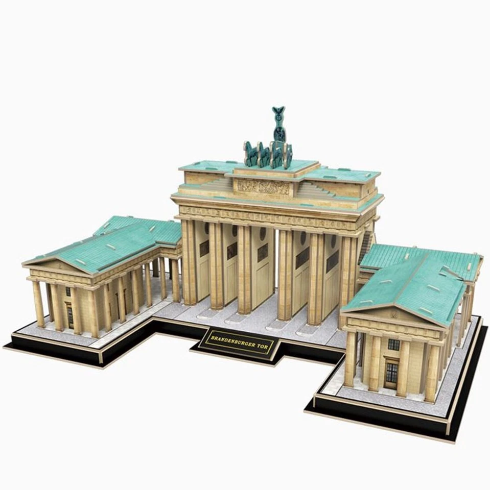 Cubic Fun Brandenburg Gate 150pcs 3D Puzzle DIY Architecture Model Building Kit - Image 2 of 4