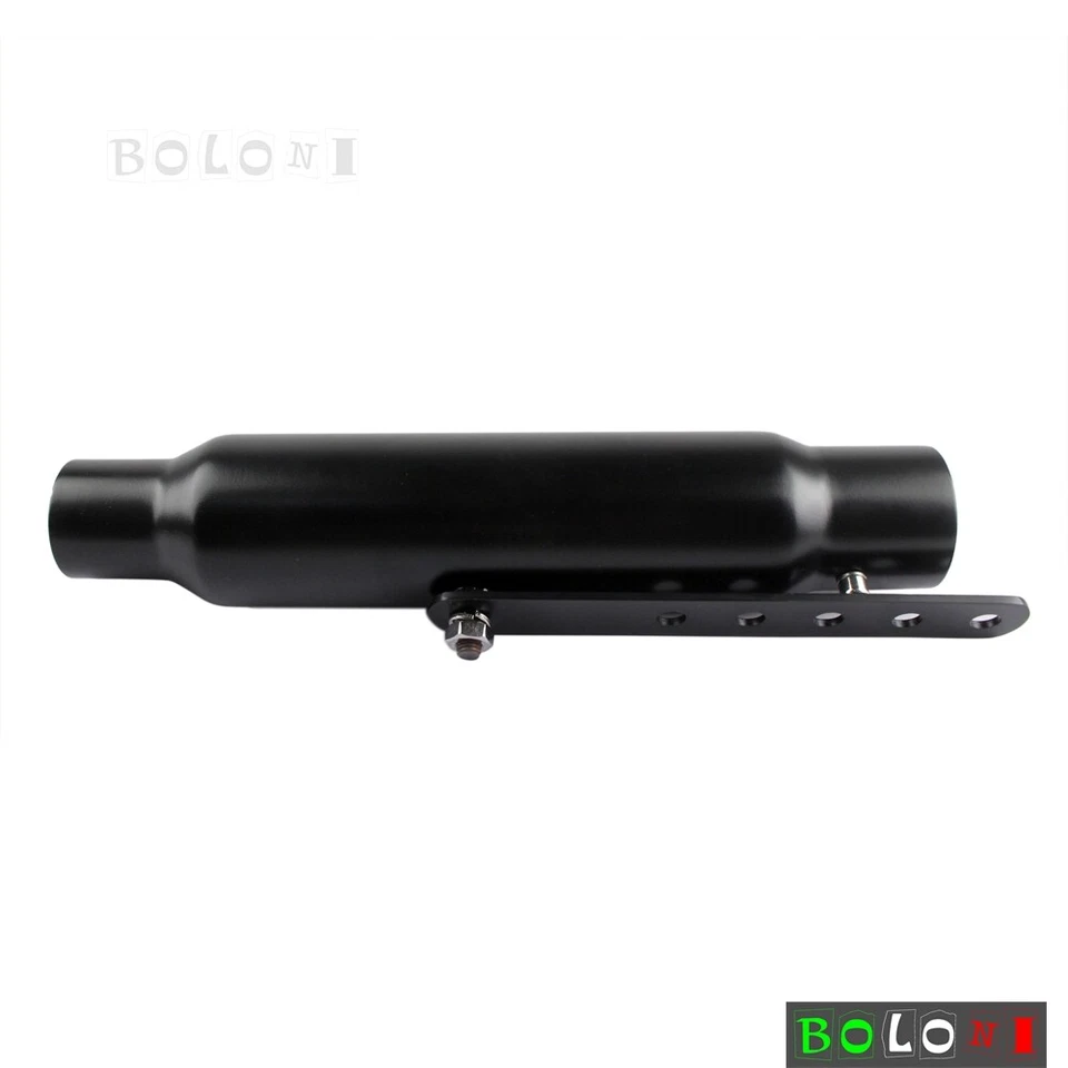Muffler Exhaust Pipe For Harley Cafe Racer Bobber Chopper Honda Yamaha Suzuki - Image 4 of 4