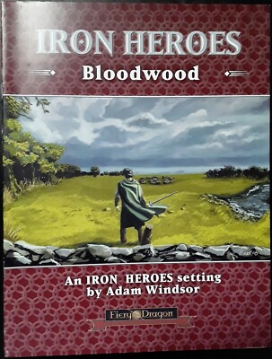 Fiery Dragon IRON HEROES BLOODWOOD RPG Adventure Book NEW and UNUSED