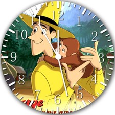 Curious George Frameless Borderless Wall Clock Nice For Gifts or Decor Z173
