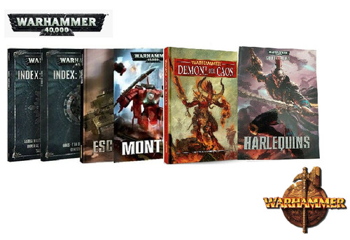 Serie De Libros Warhammer 40,000 Codex Suplemento Juego Mesa 1 Pieza