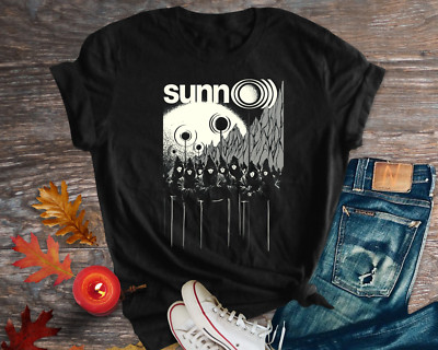 Vtg Sunn O))) Band Gift For Fans heavy Cotton Black T Shirt For Men TR135