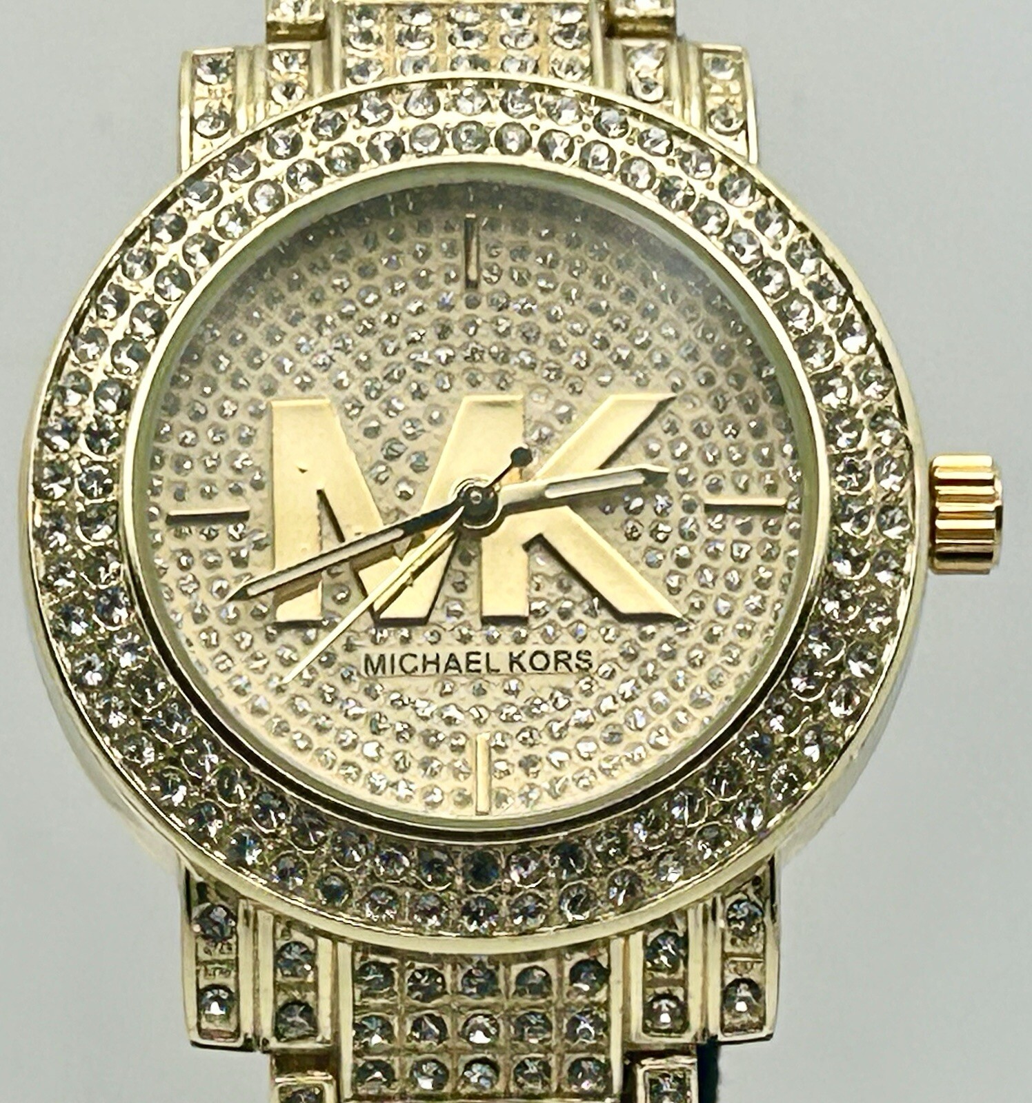 MINT PRE-OWNED MICHAEL KORS MK6422 38mm WOMANS WATCH NEW BATTERY NEAR MINT!