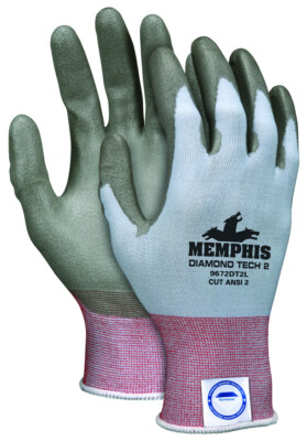MCR Safety 9672DT2S Memphis Diamond Tech 2 18 Gauge Dyneema Gloves 12 Pair LG