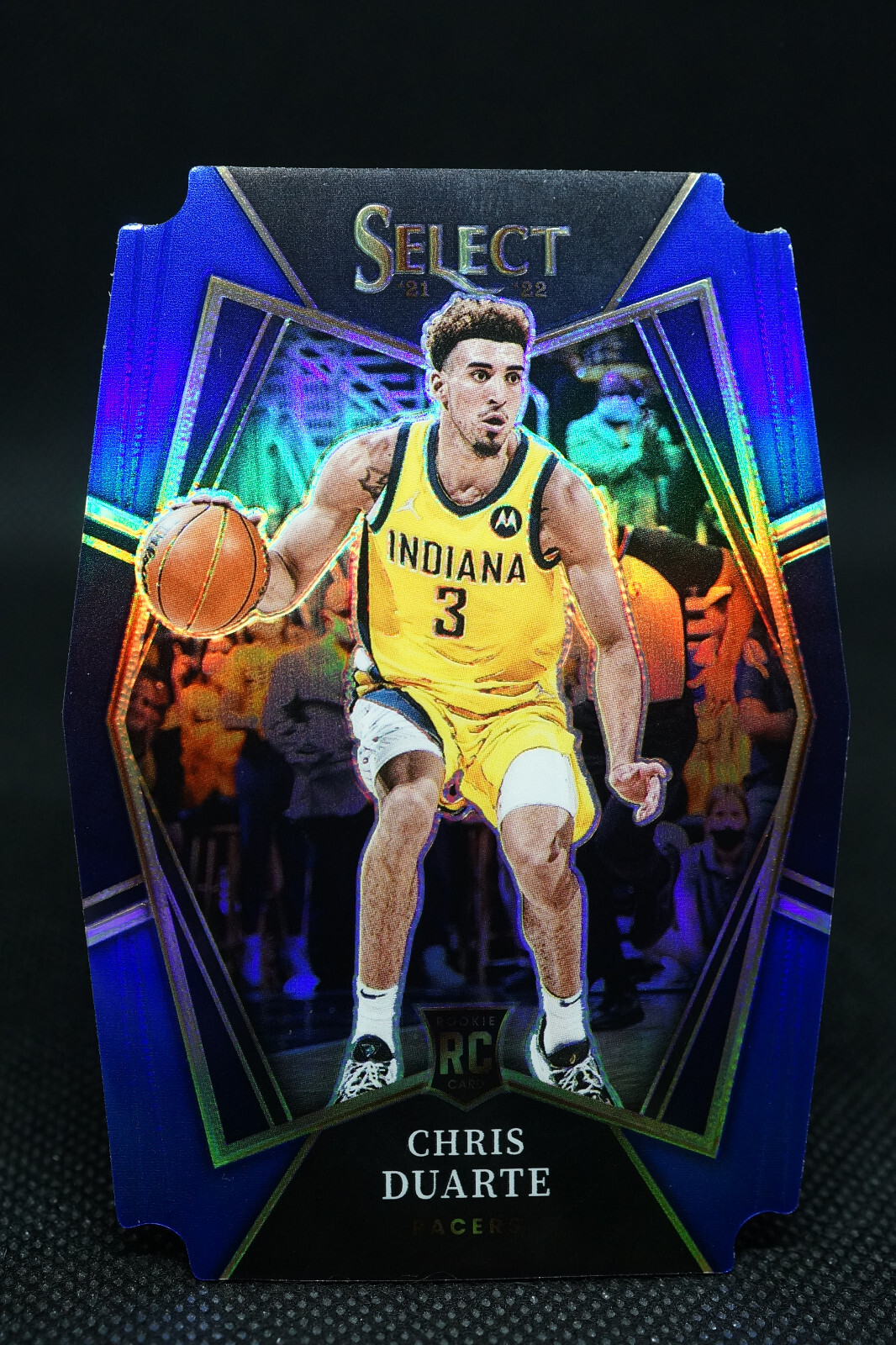 2021-22 Select Prizms Blue Die Cut #146 Chris Duarte ROOKIE Pacers RC  61/249