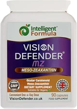 Vision Defender Meso Zeaxanthin Vegan Eye Supplement MZ- Protect and Improve ...