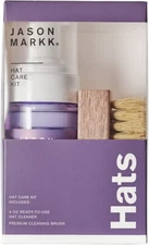 Jason Markk Hat Care Kit Includes 4 oz Liquid Hat Cleaner Premium Cleaning Brush