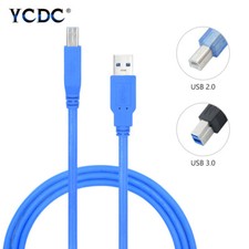 Cable Scanner USB 2.0/3.0 Cord Printer Sync Data HP 1.8m 3m 5m 10m AM-to-BM