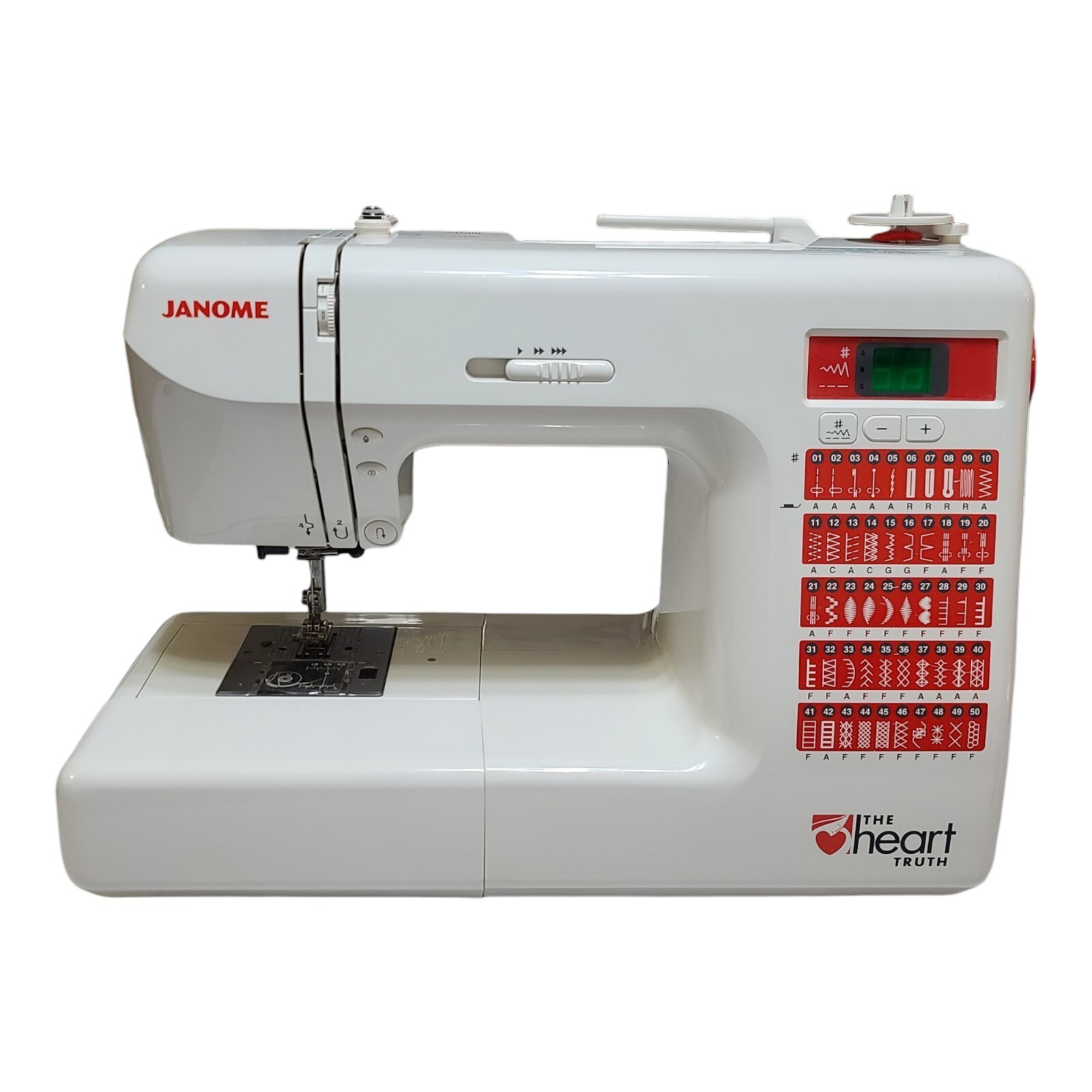 Janome Sewing Machine Model HT2008LE 50 Stitch Options Heart Truth