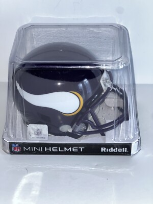 Rare Riddell NFL Minnesota Vikings VSR4 Non-Speed Mini-Helmet