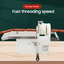Stainless Steel Commercial Manual Hand-Rolling Sausage Tying & Knotting Machine