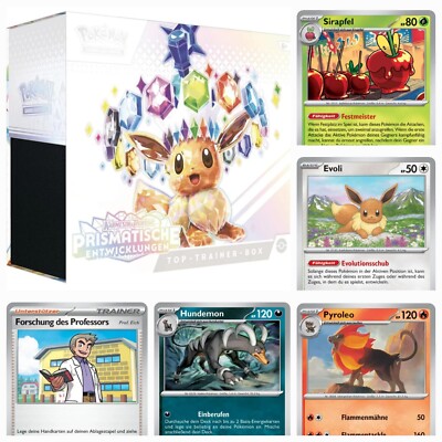 Pokemon Prismatic Evolutions PRE DE Single Cards No Holo NM in Sleeve
