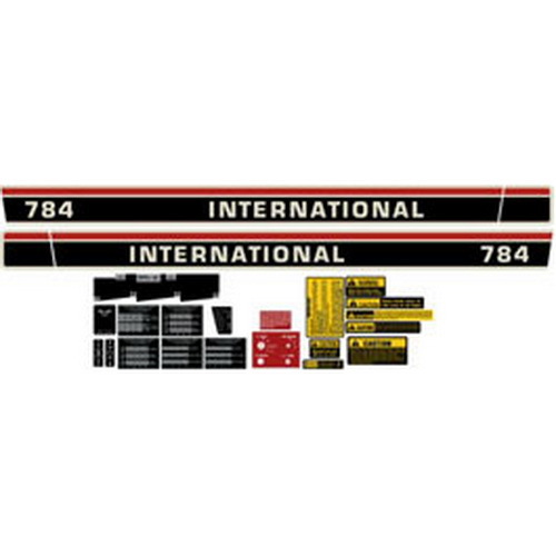 NEW 784 INTERNATIONAL HARVESTER TRACTOR COMPLETE DECAL KIT HIGH