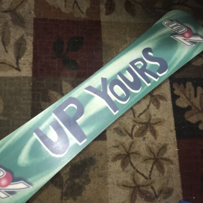 Vintage Super Rare Make 7Up Yours BUILT Snowboard (s) Royal Crown Dist Promo Ads