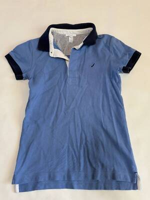 Jacadi size 12 a blue Polo Shirt B37