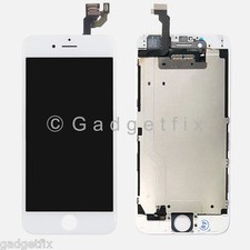 USA White LCD Screen Display Touch Screen Digitizer Heat Shield for iphone 6