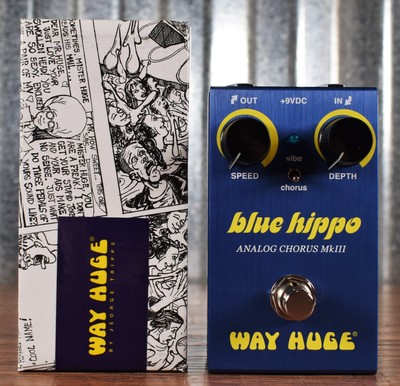 Dunlop Way Huge WM61 Blue Hippo Analog Chorus Mini Guitar Effect Pedal ...