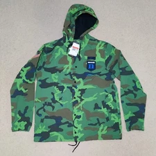 Nike Duke University Men's Green Black Camo Jacket Hood Multiple Size DQ2221-328