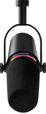 Shure MV7+ XLR/USB-C Dynamic Podcasting Microphone (Black