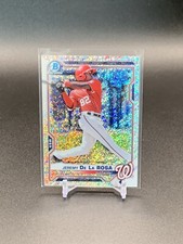 2021 Bowman Draft Jeremy De La Rosa Speckle Refractor BDC-2 Washington Nationals
