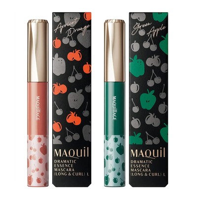 MAQuillAGE DRAMATIC ESSENCE MASCARA LONG & CURL L Limited Color Orange Green New