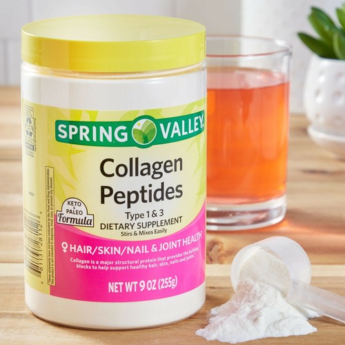 Spring Valley Collagen Peptides Powder, Type 1 & 3, 9 oz..+ eBay