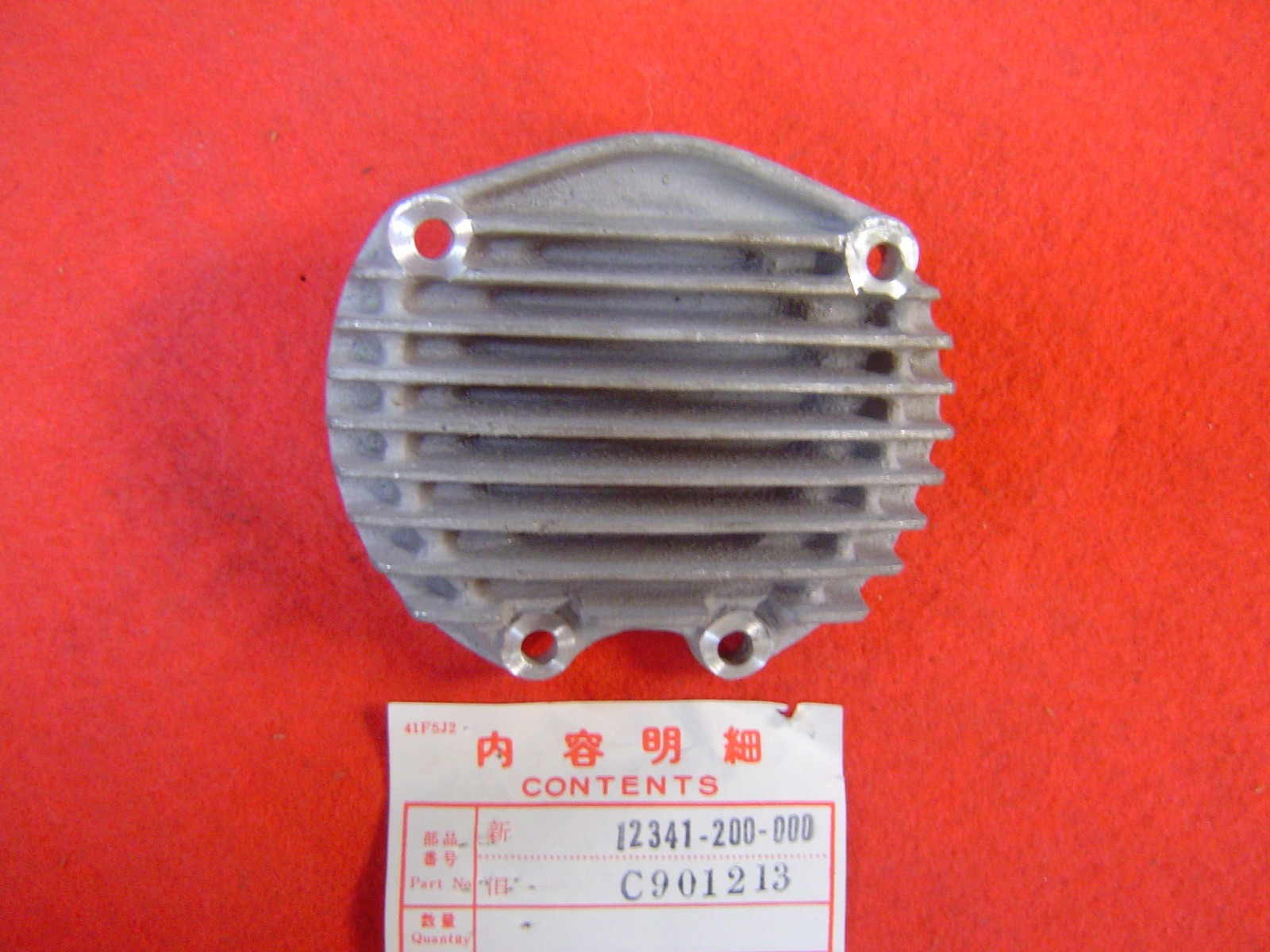 Couvercle de culasse gauche pour Honda C92 et CB92 en aluminium brut