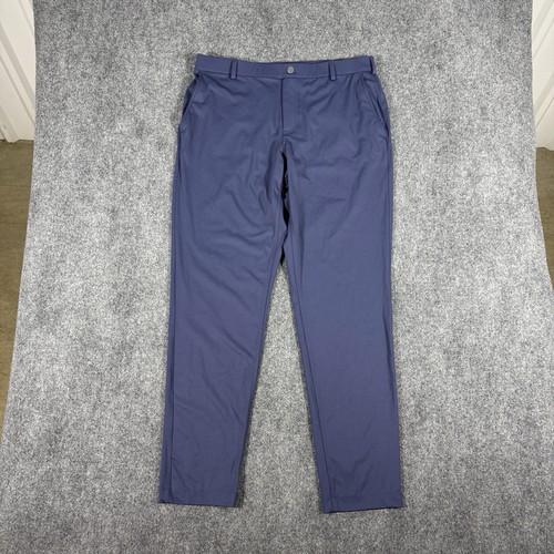 Redvanly Pants XL Blue Performance Stretch Chino Casual Preppy Golf Sport Travel