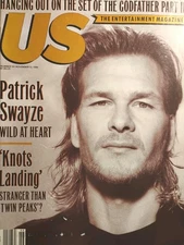US Magazine Nov 12 , 1990 Patrick Swayze Cover! Jennifer Connelly, Godfather III