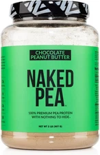 NAKED Pea - Chocolate Peanut Butter Protein from US & 2 Pound (Pack of 1) 