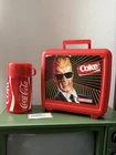 Vintage Max Headroom Lunchbox 1985 Aladdin Coca Cola With Thermos